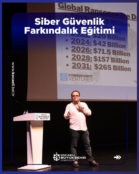 Kocaeli Büyükşehir Belediyesi Personeline Bilgi Güvenliği Farkındalık Eğitimi