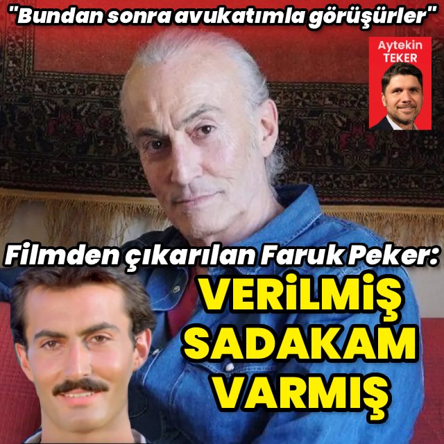 Faruk Peker'den Afiş Krizine Sert Tepki