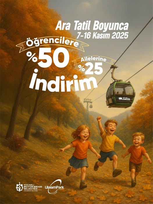 Kartepe Teleferik, Ara Tatilde Öğrenci ve Ailelere Özel İndirimler Sunuyor