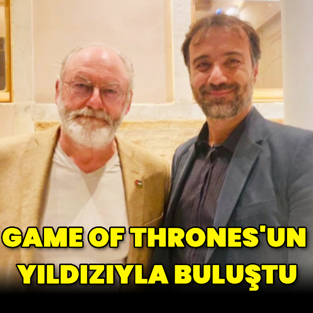 Devrim Nas, Boğaziçi Film Festivali'nde Game of Thrones Yıldızı Liam Cunningham ile Bir Araya Geldi