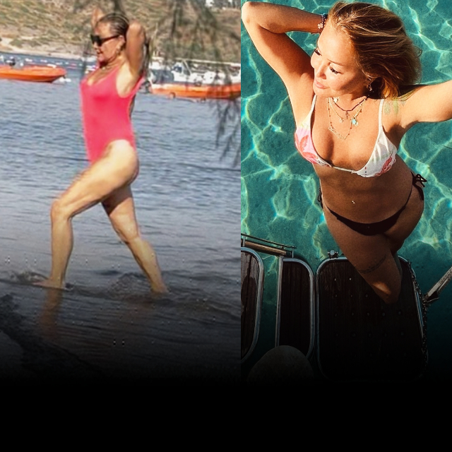 Yonca Evcimik'ten Bikinili Paylaşım: Fotoğraflar Arasındaki Fark Dikkat Çekti