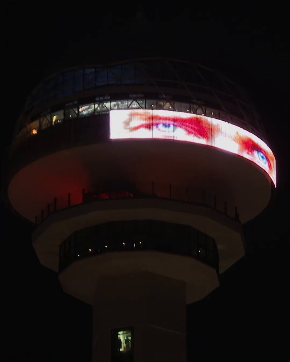 Atakule'ye 10 Kasım'a Özel Atatürk Temalı Işık Gösterisi