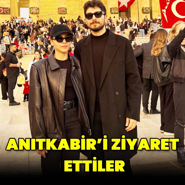 Sıla Türkoğlu ve Nişanlısı Ata Ayyıldız, 10 Kasım'da Anıtkabir Ziyaretinde Bulundu