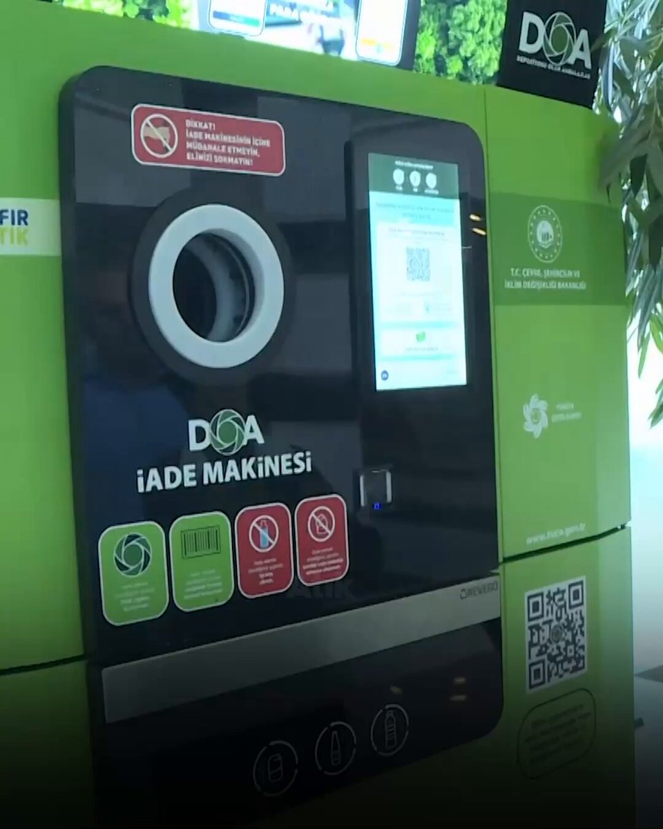 TBMM Yerleşkesine Depozito İade Makineleri Kuruldu