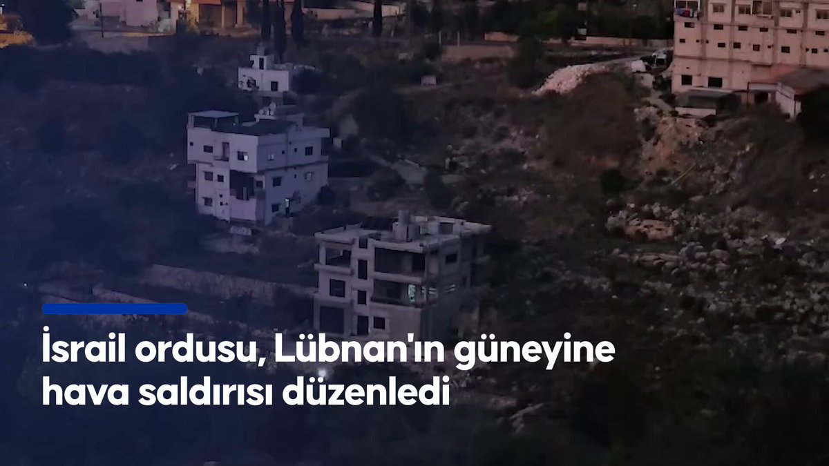 İsrail Ordusu Lübnan'ın Güneyine Hava Saldırısı Düzenledi