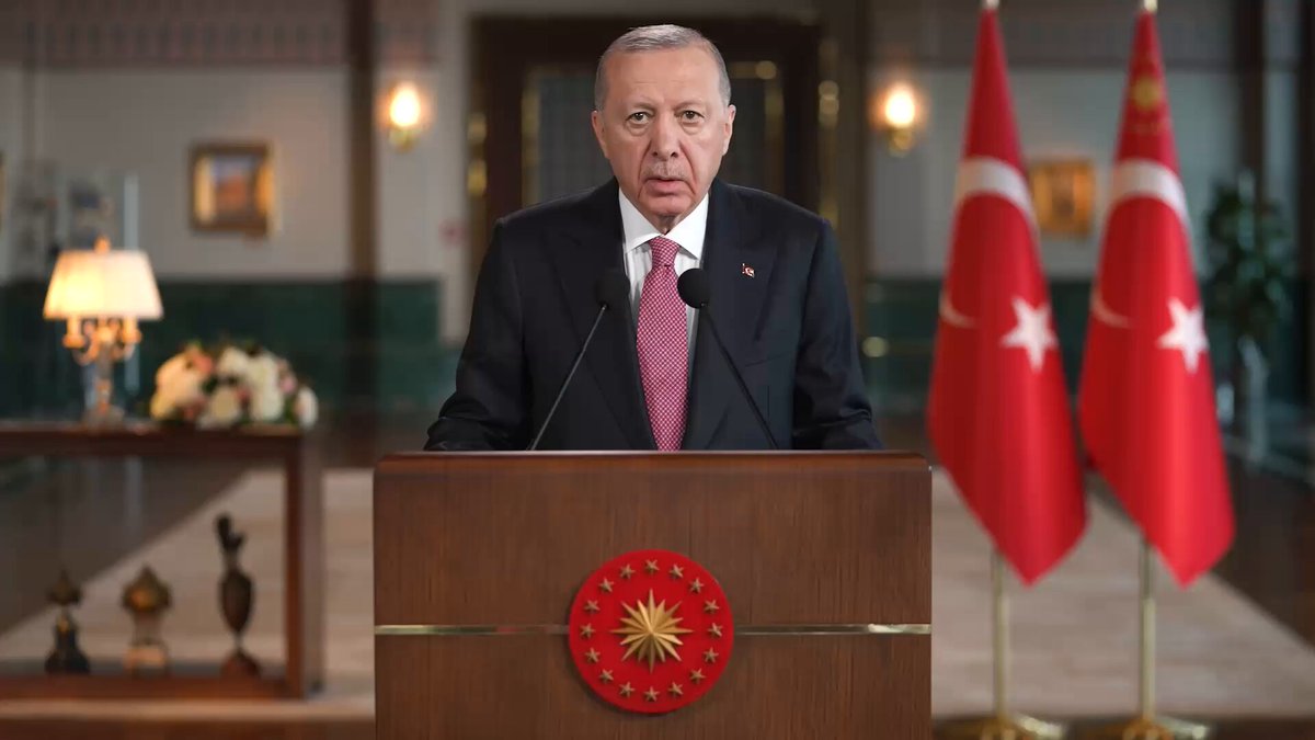 Milli Sarayların Yüzyılı Uluslararası Sempozyumu'nda Cumhurbaşkanı Erdoğan'ın Mesajı