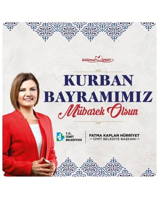 İzmit Belediyesi'nden Kurban Bayramı Kutlaması