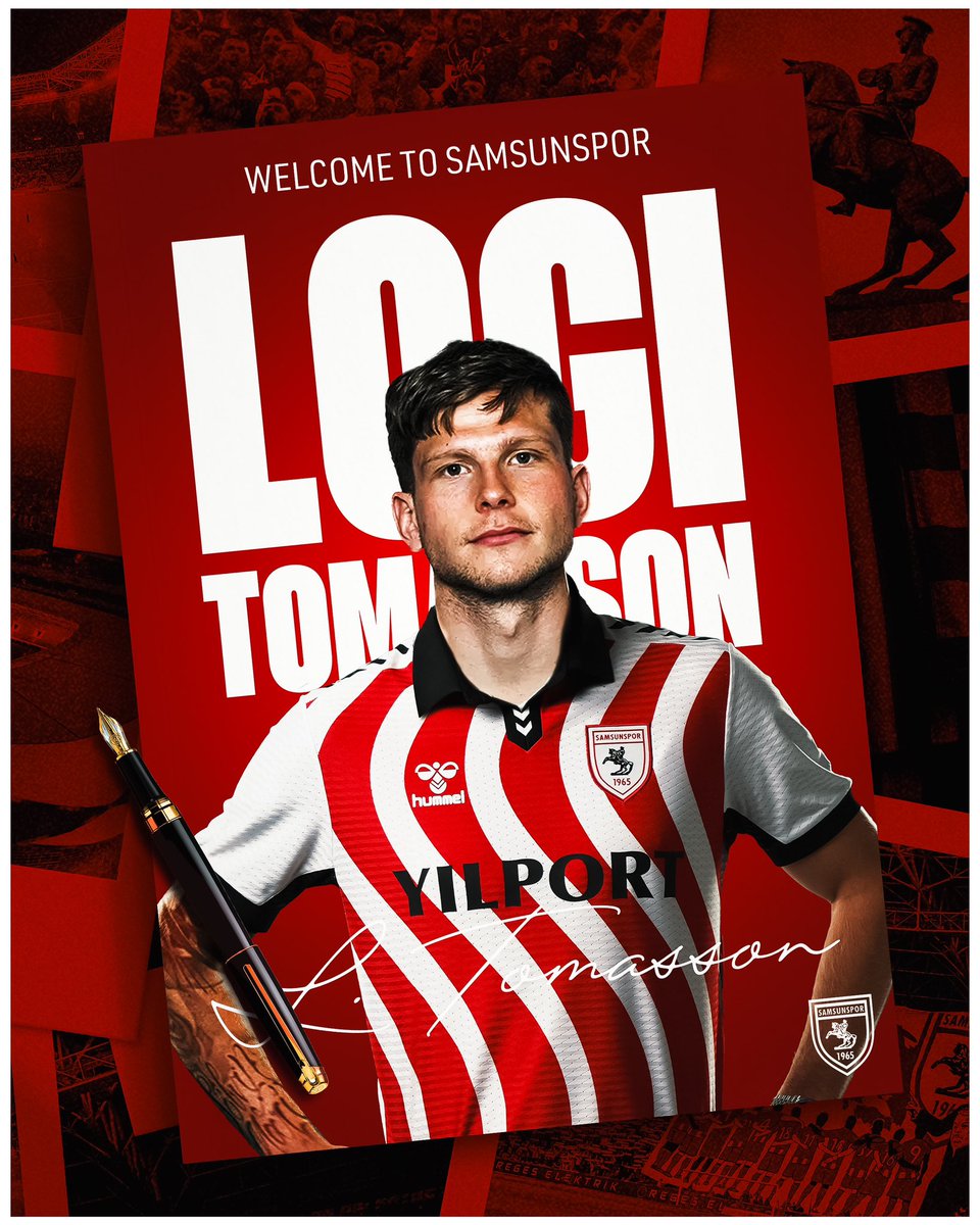 Samsunspor, İzlandalı Futbolcu Logi Tomasson ile Sözleşme İmzaladı