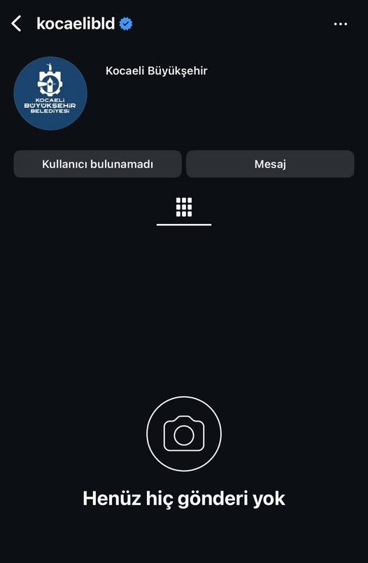Kocaeli Büyükşehir Belediyesi Instagram Hesabı Askıya Alındı: Filistin Desteği Vurgusu