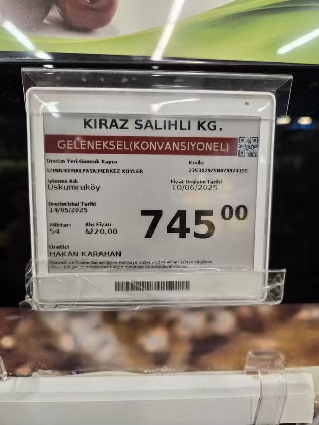 Sarıyer Market'te Kiraz Skandalı: Üreticiden 40 TL'ye Alınıp 745 TL'ye Satılıyor