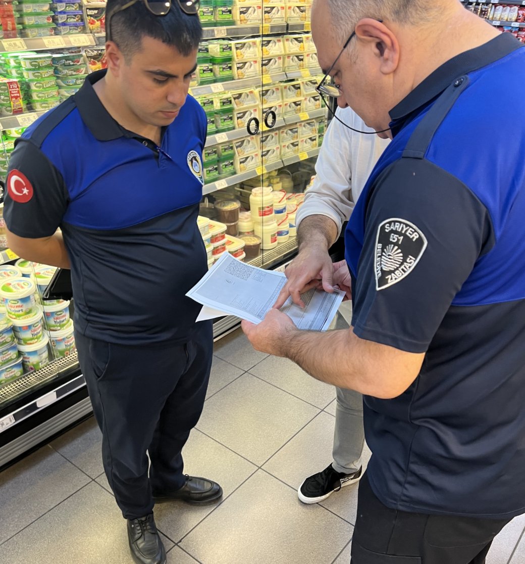Sarıyer'de Market Fiyat Denetimi: Aykırılıklar Tutanağa Geçirildi