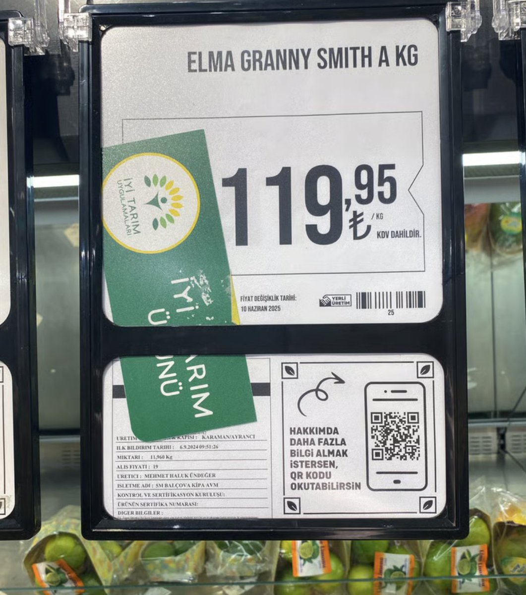 İzmir Balçova Migros'ta Elma Fiyatlarında Usulsüzlük İddiası