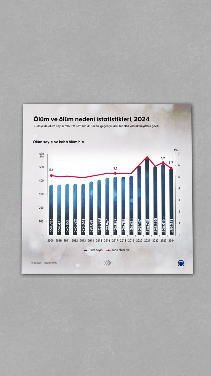 Türkiye'de Ölüm ve Bebek Ölümü Hızları 2024'te Azaldı