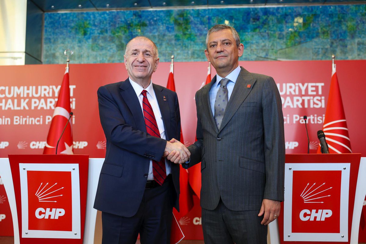 CHP Genel Başkanı Özel, Ümit Özdağ ile Ortak Basın Açıklaması Yaptı