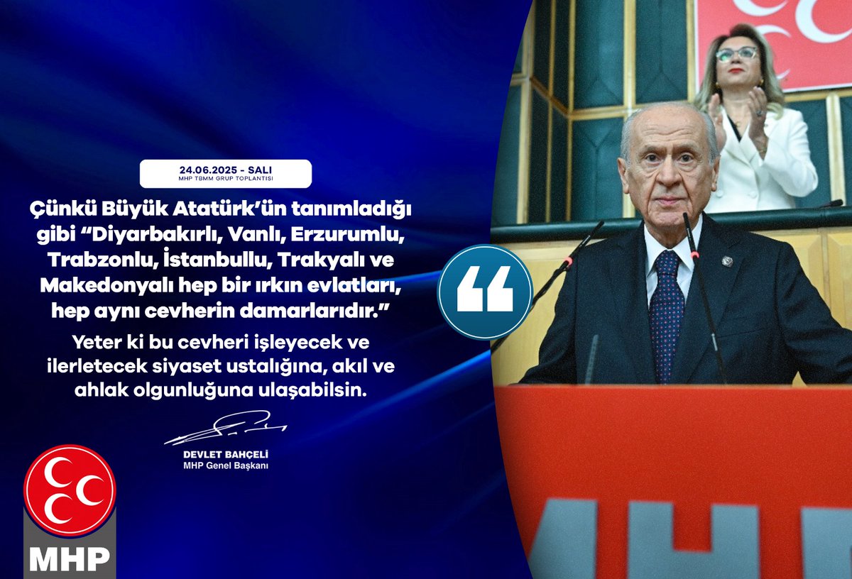 MHP'den Milli Birlik Vurgusu: 