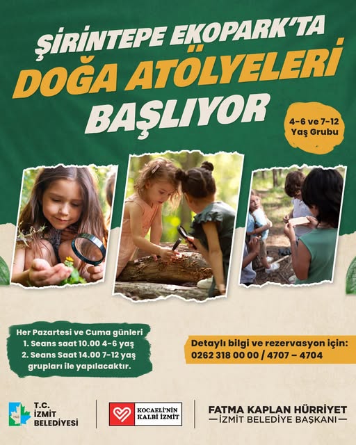 İzmit'te Çocuklar Doğa ile Buluşuyor: Şirintepe Ekopark'ta Yeni Dönem Başlıyor