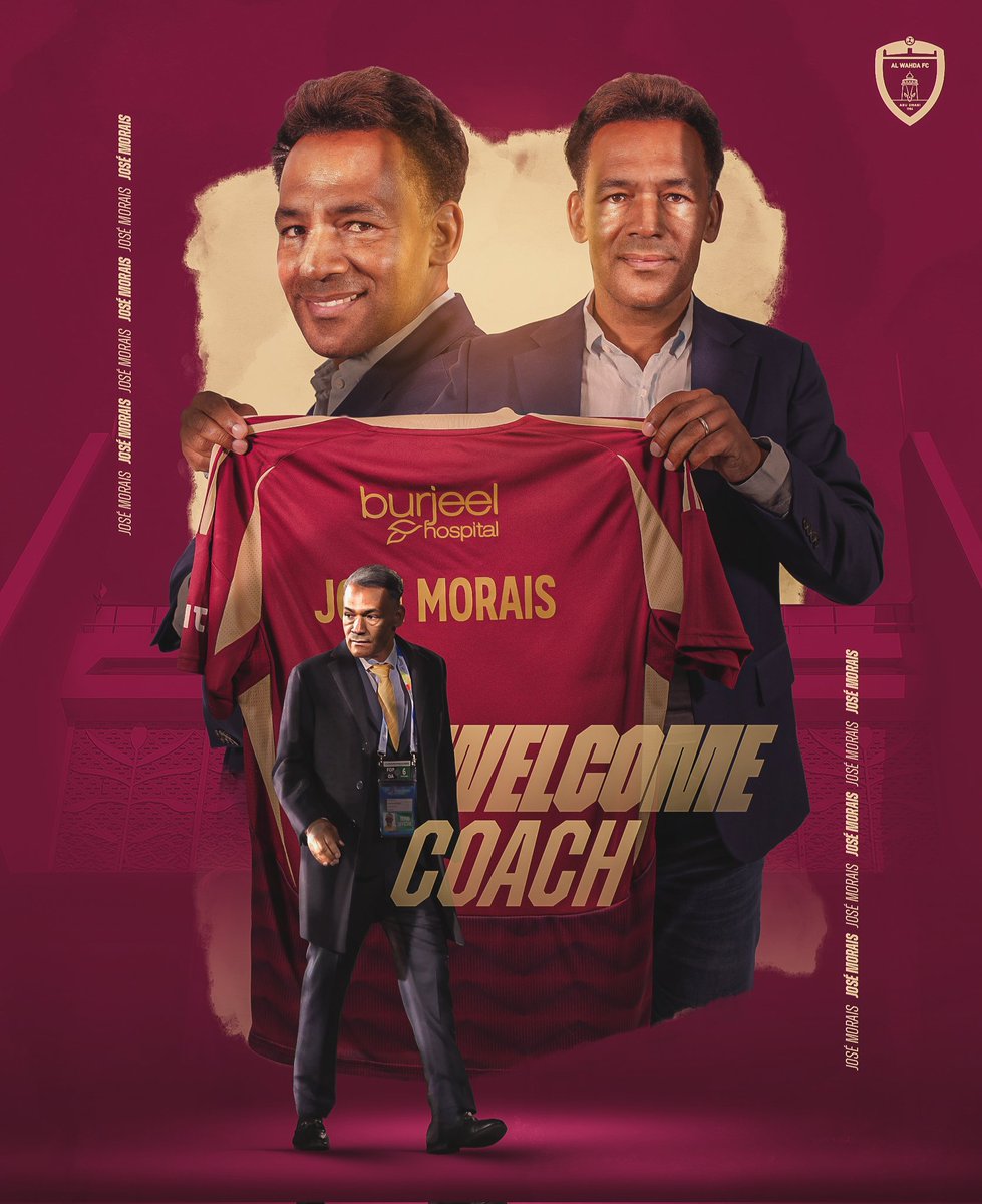 Jose Morais Al Wahda'nın Yeni Teknik Direktörü Oldu