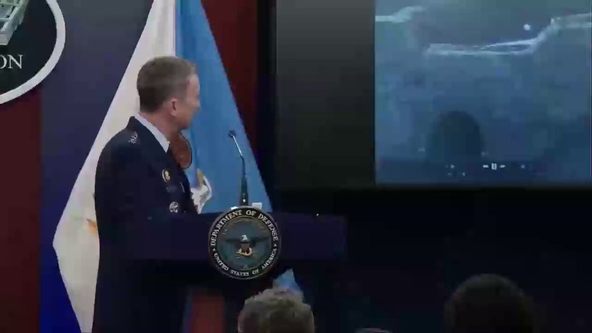 ABD Genelkurmay Başkanı İran'daki Nükleer Tesisi Bombalama Görüntüsünü Paylaştı