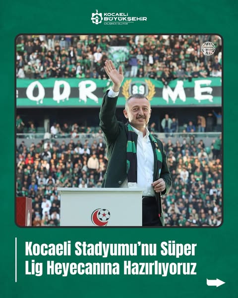 Kocaeli Stadyumu'nda Yeni Otopark ve Tramvay Hattı Çalışmaları Başladı