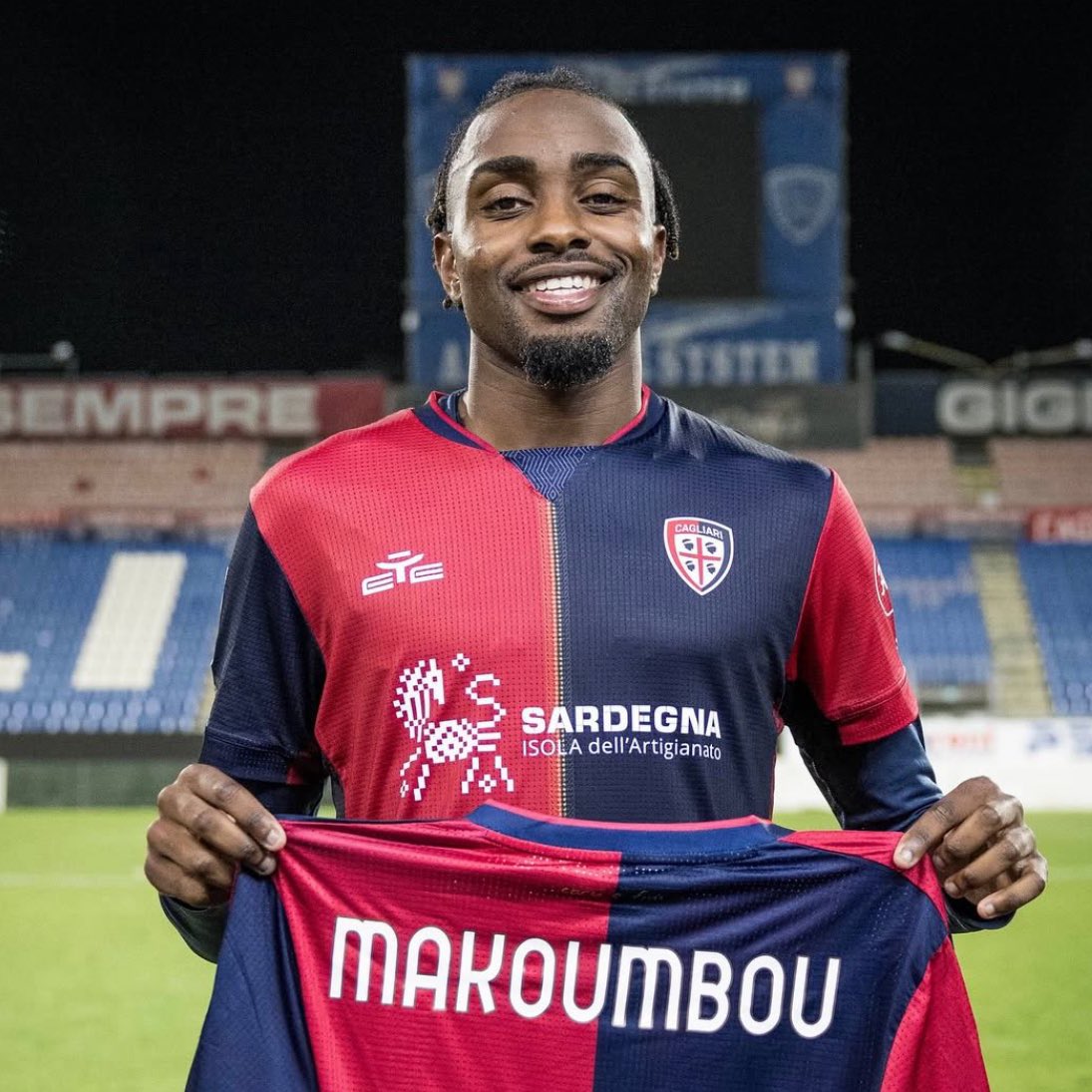 Samsunspor, Cagliari'den Antoine Makoumbou ile Anlaştı