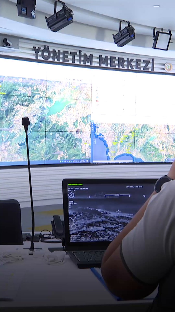 Orman Yangınlarıyla Mücadelede Beyin Takımı Devrede