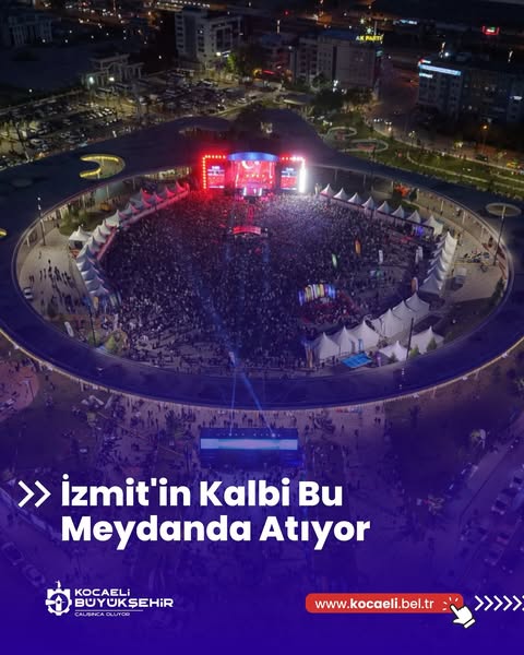 İzmit Milli İrade Meydanı Şehrin Yeni Buluşma Noktası Oldu