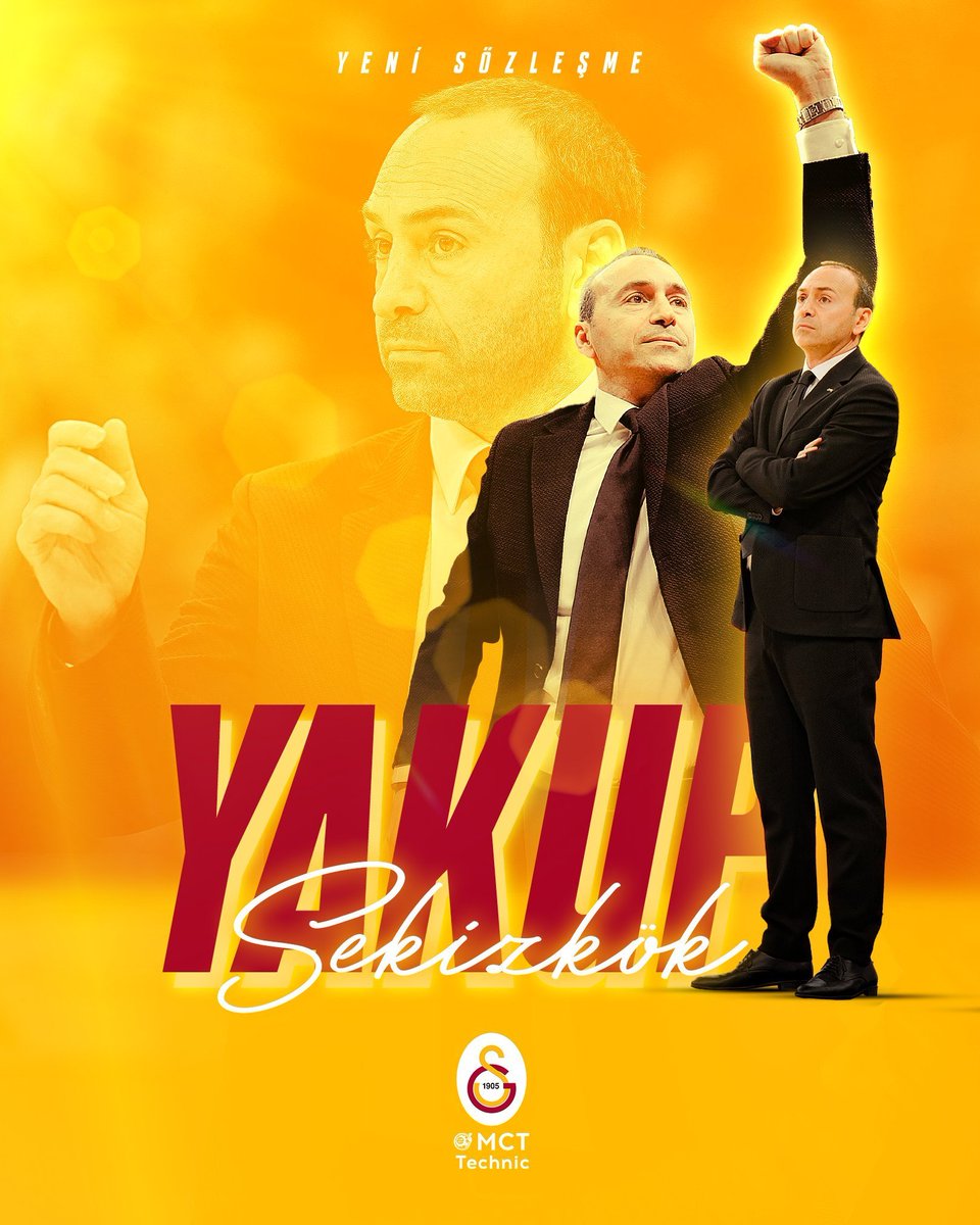 Galatasaray MCT Technic'te Yakup Sekizkök ile Sözleşme Yenilendi