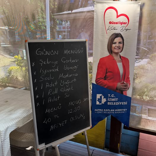 İzmit Belediyesi Kent Lokantasında Günün Menüsü Açıklandı