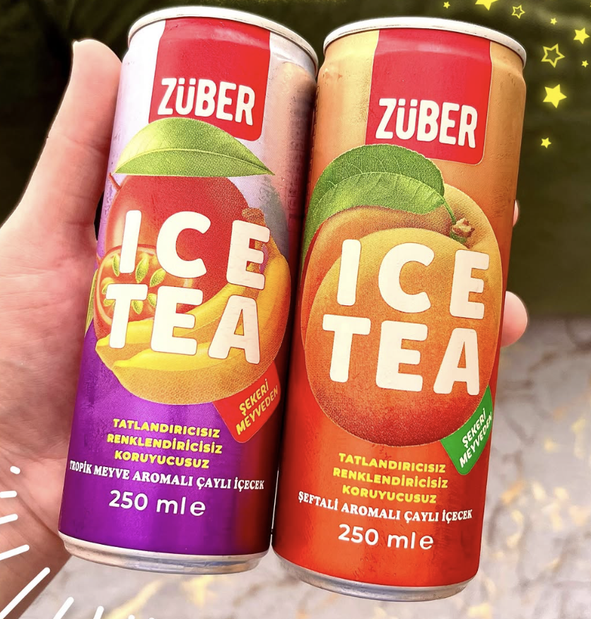 Züber Markası Şekersiz Ice Tea Üretimine Başladı: İçeriğindeki Meyve Oranı Belirsiz