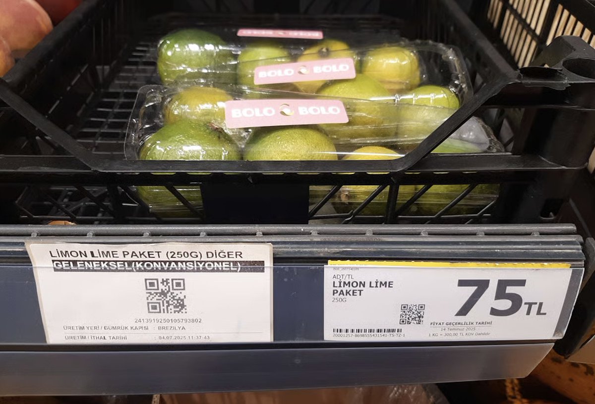 A101'de Limon Fiyatları Şok Ediyor: İthal Limonda Yüksek Kar Marjı!