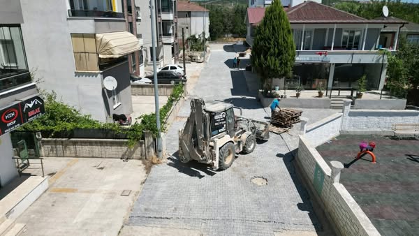 İzmit'te Alikahya Mahallesi'nde Parke Yol Yenileme Çalışması Tamamlandı