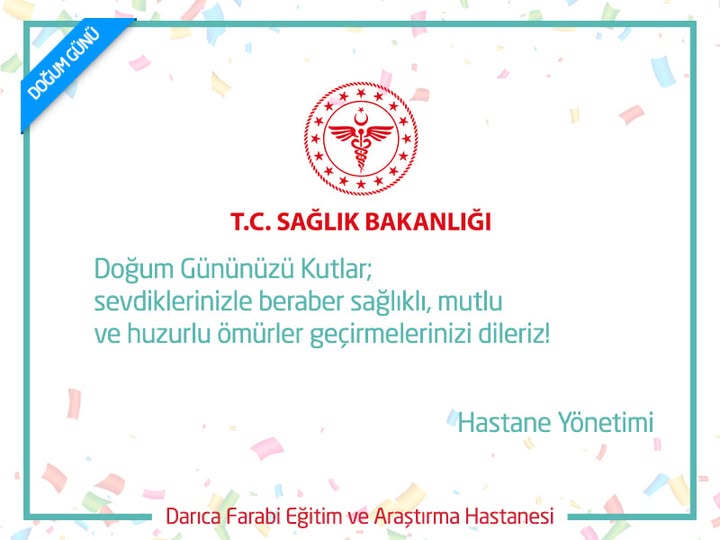 Darıca Farabi Hastanesi Çalışanlarından Meslektaşlarına Doğum Günü Sürprizi