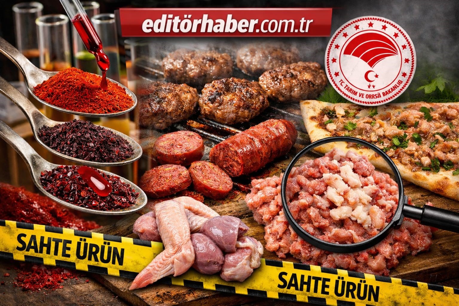 Gıda Listesine Yeni Hileler Eklendi: Baharat Yerine Boya, Köfte ve Sucuğa Kanatlı Eti