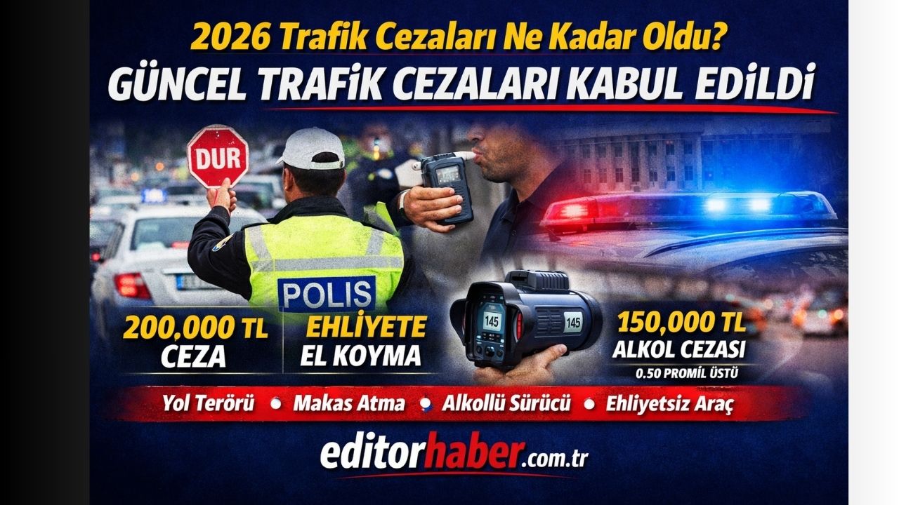 2026 Trafik Cezaları Ne Kadar Oldu? Güncel Trafik Cezaları TBMM’de Kabul Edildi