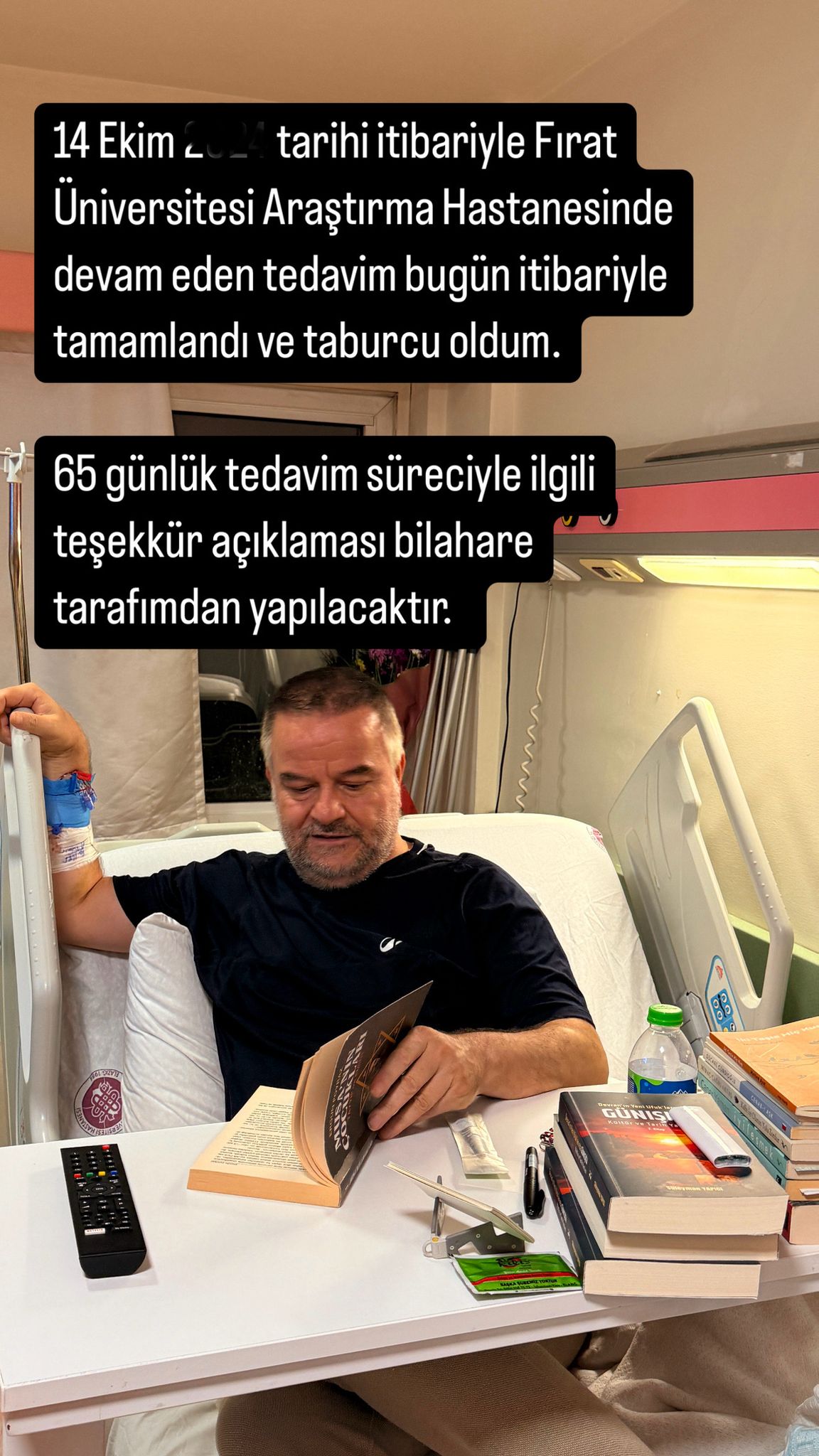 Elazığ TİGAD İl Temsilcisi M. Nafiz Koca Taburcu Oldu