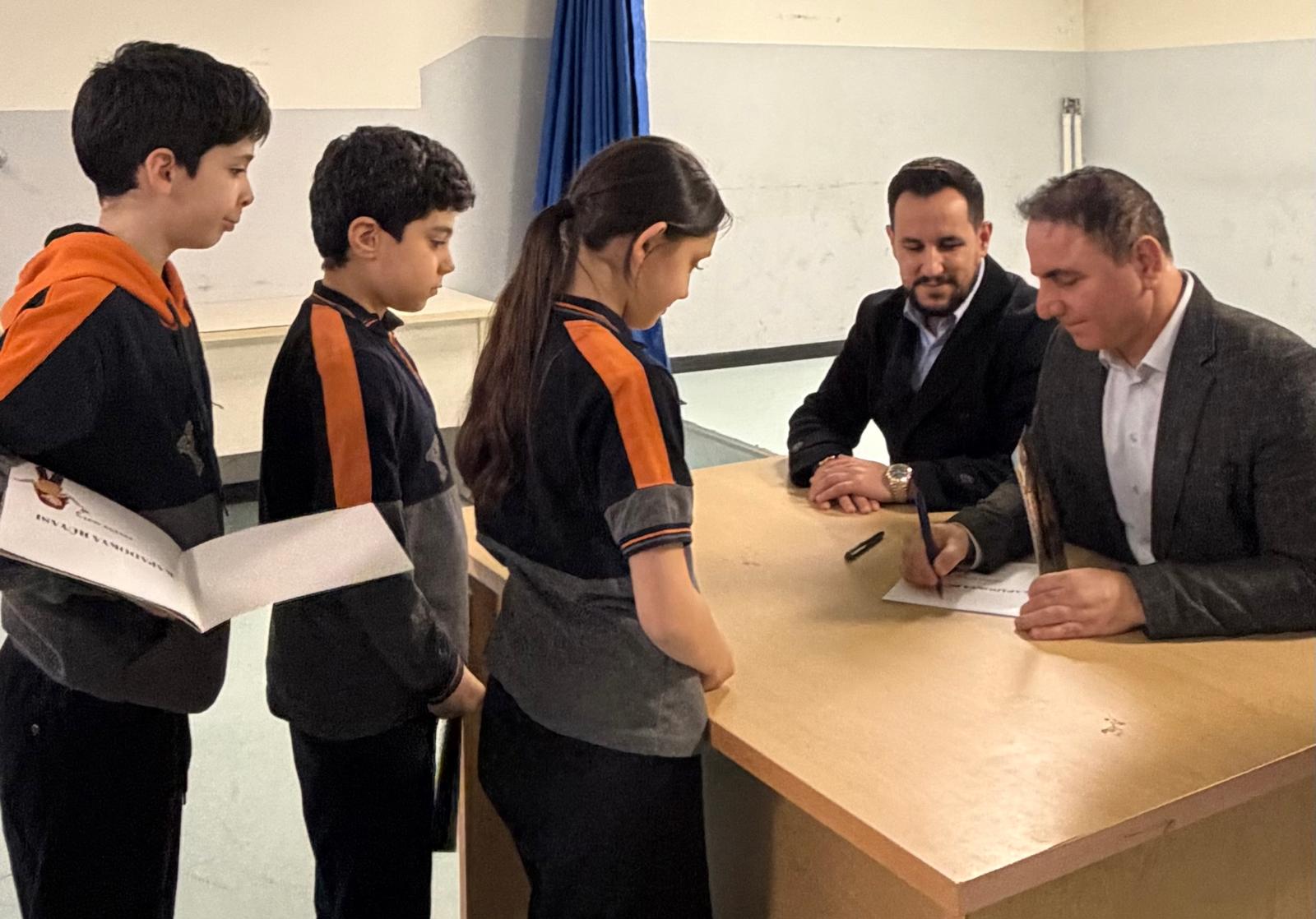 Baran Aydın’dan Öğrencilere Anlamlı Kitap Desteği