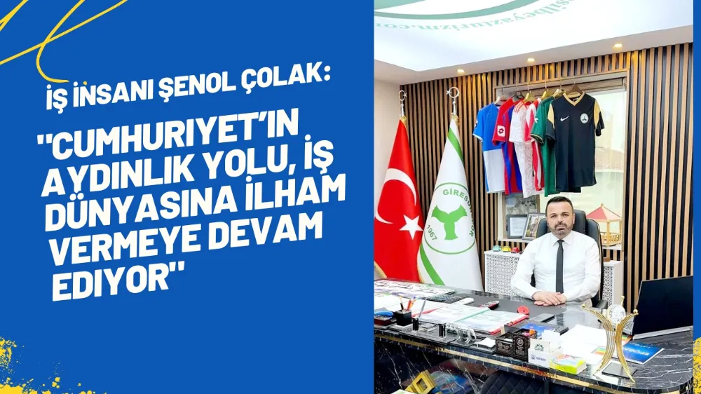 İş İnsanı Şenol Çolak: 