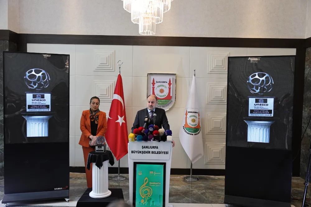 BAŞKAN GÜLPINAR: UNESCO, TÜRKİYE’DEKİ İLK BÜYÜK ETKİNLİĞİNİ ŞANLIURFA’DA YAPACAK